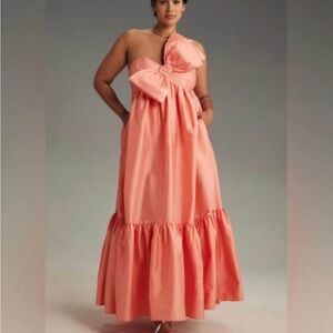 ASTU Coral Bow Dress